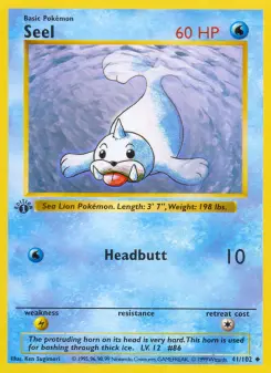 Seel card from Base Set