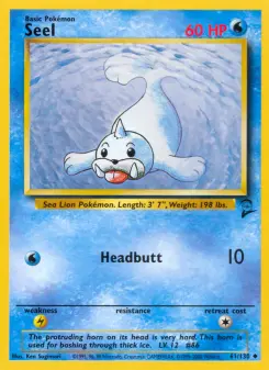 Seel card from Base Set 2
