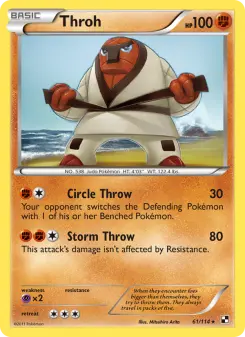 Throh card from Black & White
