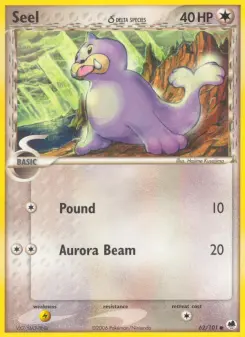 Seel δ card from Dragon Frontiers