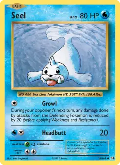 Seel card from Evolutions